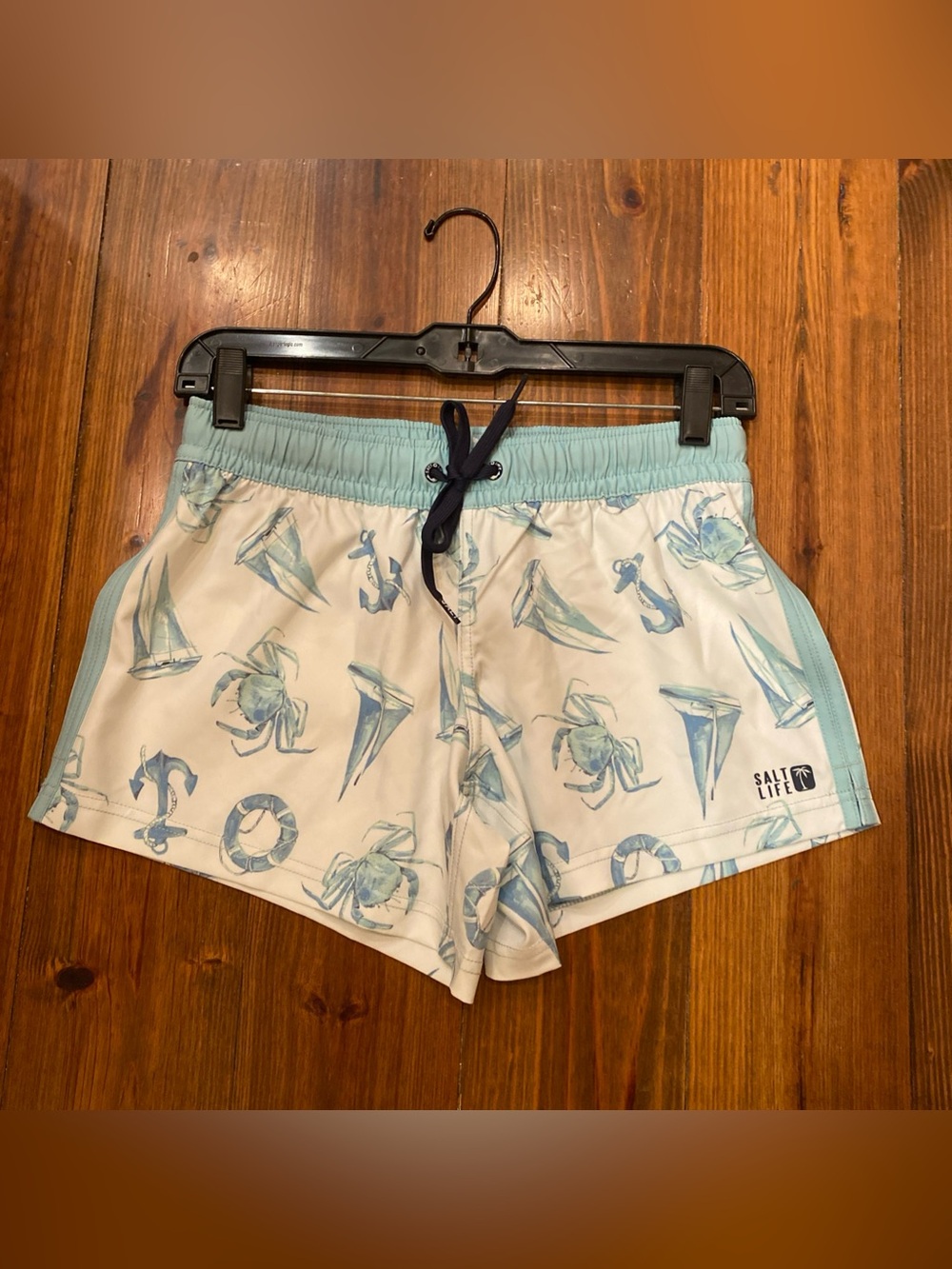 Salt Life Women’s Boardshorts/Shorts Lobster & Sailboats Print NWT Size XS